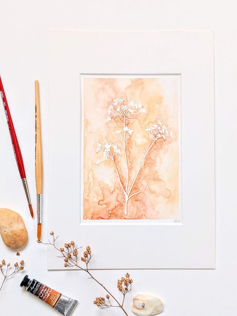 "Embrace II"  21x30 cm Aquarel