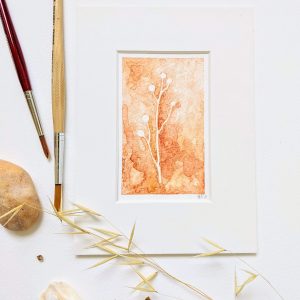 "Embrace I" 13x18 cm Aquarel