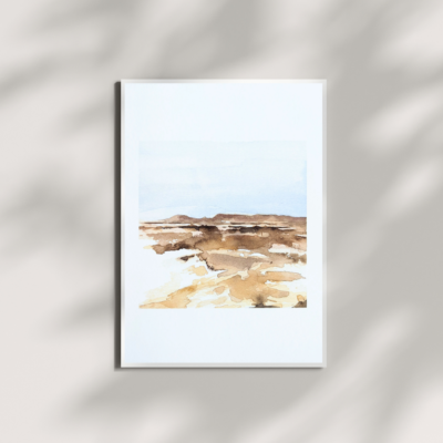 aquarel abstract landschap Texel collectie abundance
