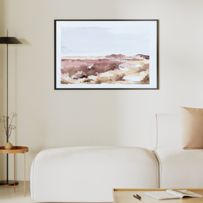 Print poster Whisper my name'' Abstract landschap Texel collectie