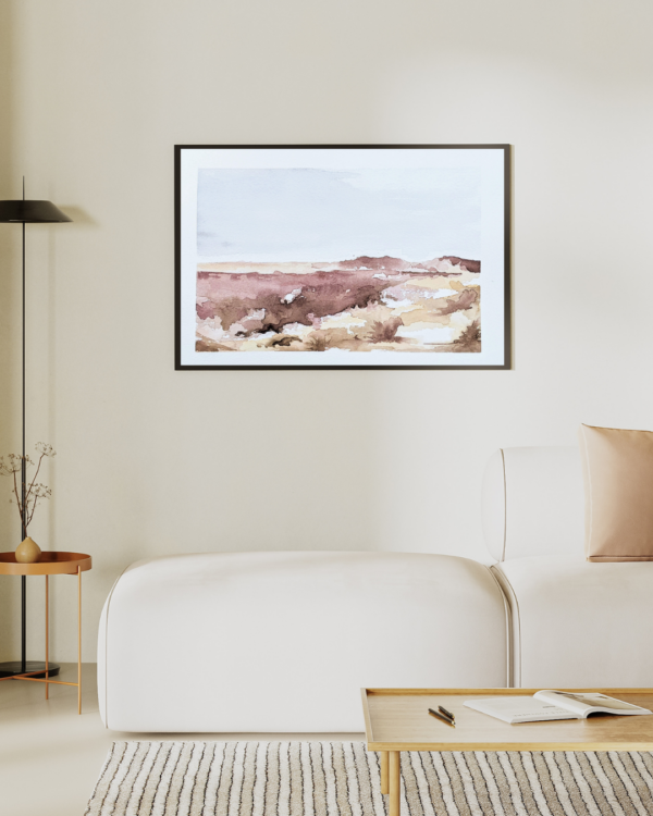 Print poster Whisper my name'' Abstract landschap Texel collectie