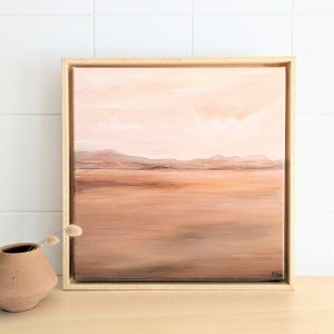 "The sound of quiet" 40x40 cm Acryl Schilderij