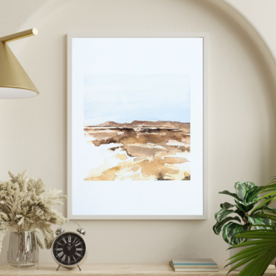 abundence print poster landschap Texel collectie schilderij abstract