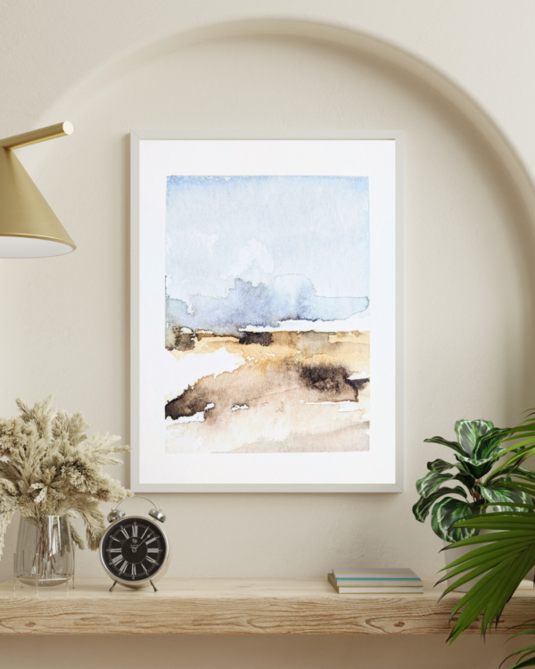 print poster abstract landschap schilderij Texel collectie