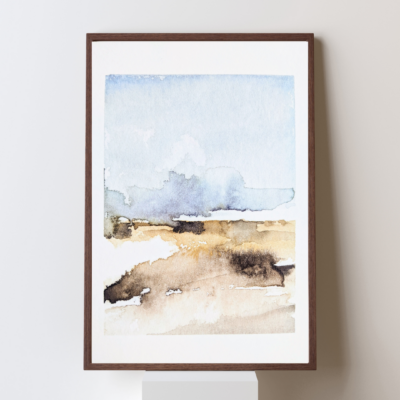 print poster All guiet memories texel landschap abstract