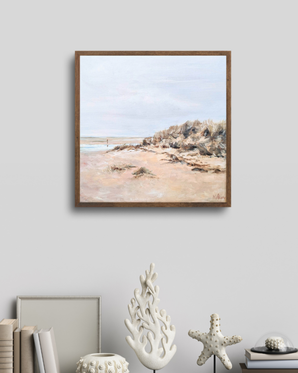 Print poster 'Here I caught breath' landschap schilderij texel collectie