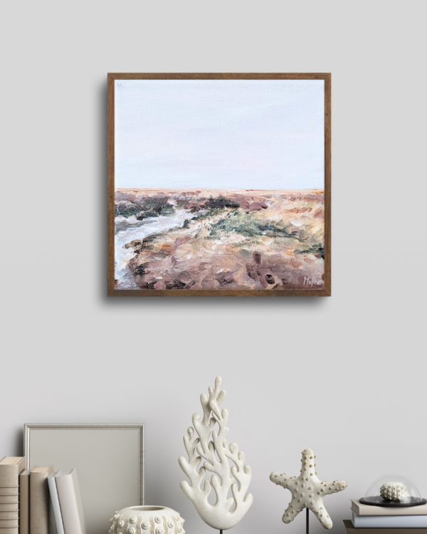 Print poster landschap Texel strand zee 'Oasis of piece'