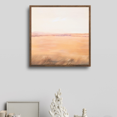 Print poster van abstract landschap TExel strand zee collectie