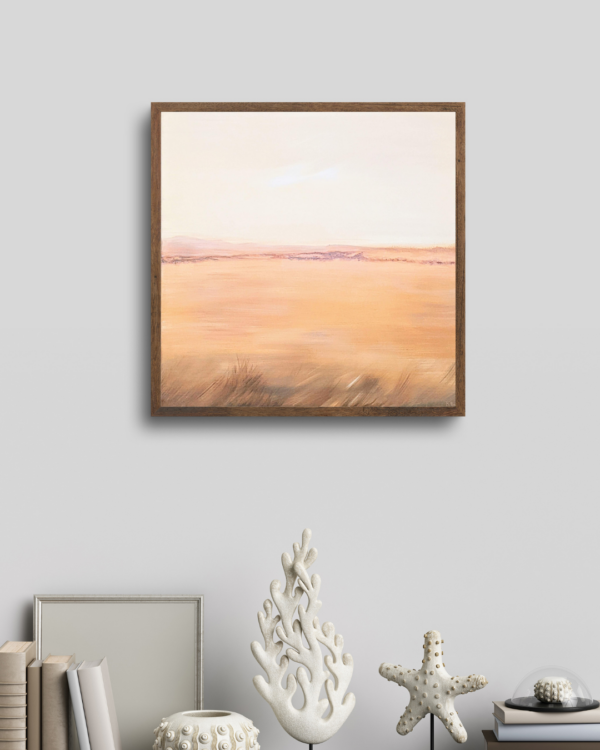 Print poster van abstract landschap TExel strand zee collectie