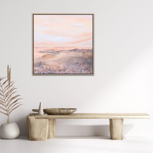 Print poster Soft stillness acryl op canvas Texel collectie schilderij