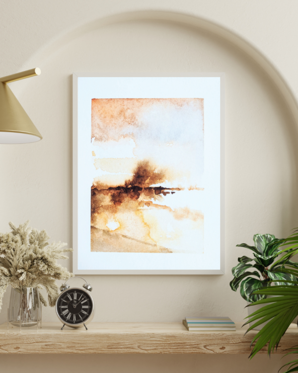 Print Poster van abstract landschap Texel collectie Light GLowing