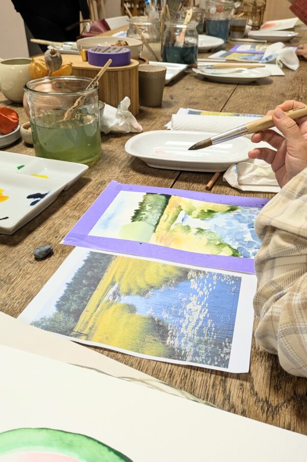 Cursus abstract landschap schilderen in Amersfoort