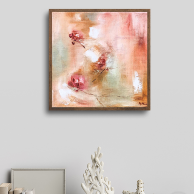 Blossom dreams abstract bloemen poster print