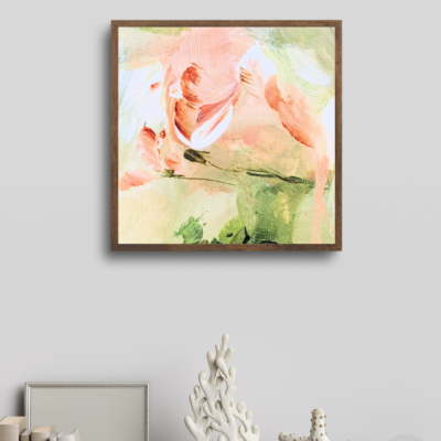 abstract blossom dreams poster print schilderij