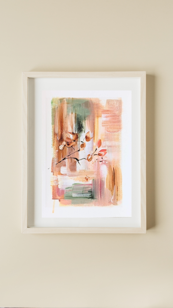 Print poster abstract bloem flower Dream