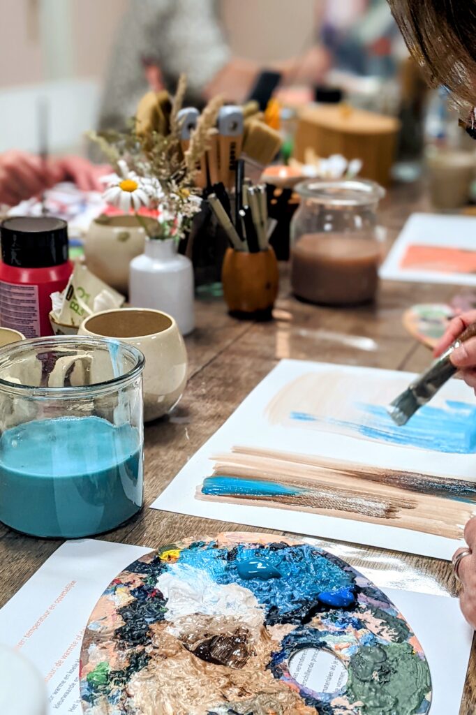 cursus acryl schilderen abstract avontuur atelier in Amersfoort