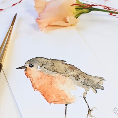 workshop vrolijke vogels aquarel in amersfoort