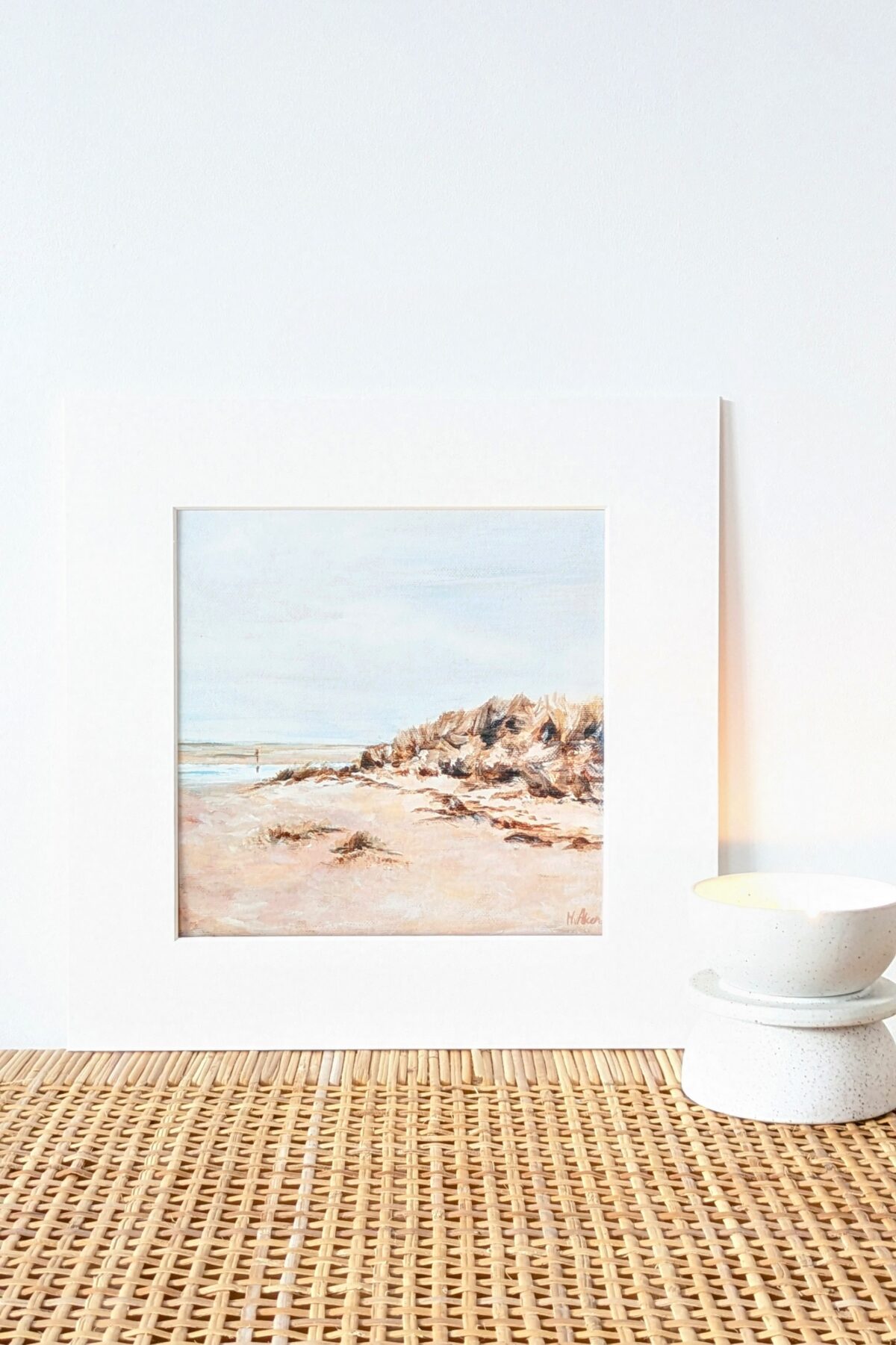 Here I caught breath Kunst print soft stillness