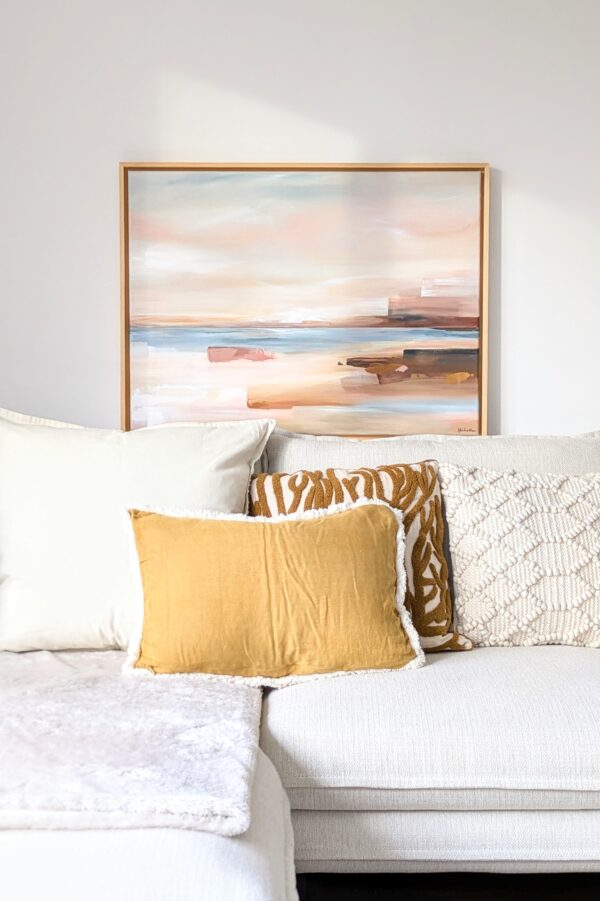 Swedish tranquility 60x80 cm incl. houten lijst abstract landschap