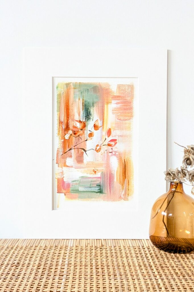 kunst print 'Freedom for you sou' met passe-partout
