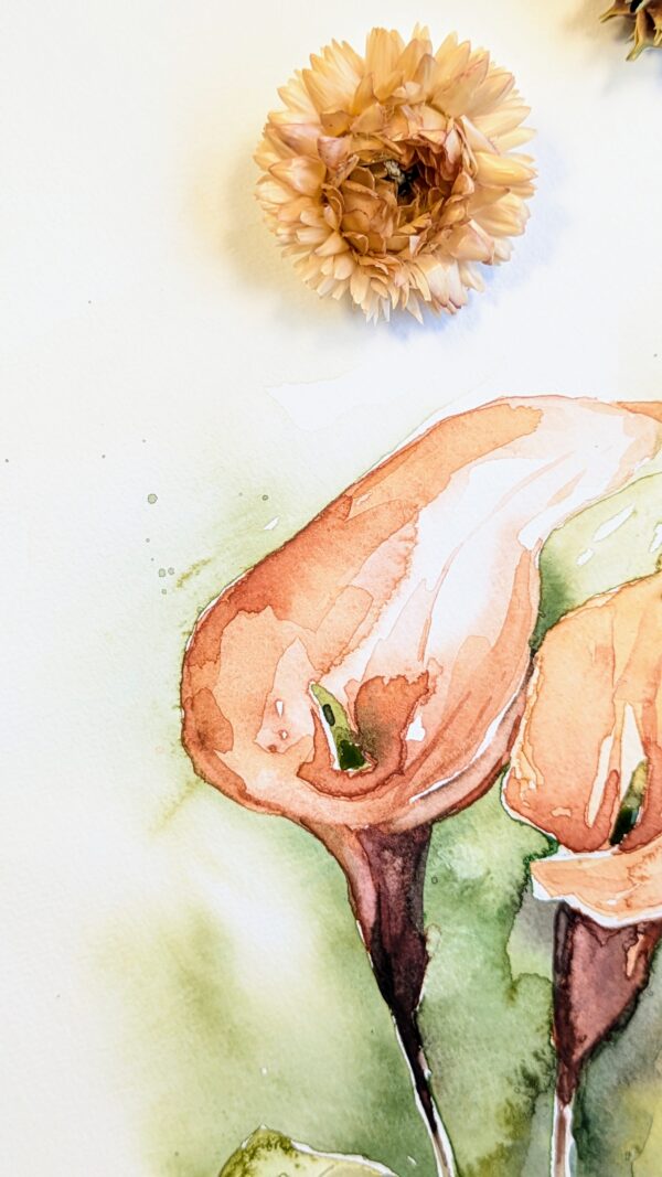 1-daagse workshop Aquarel magie Calla schilderen