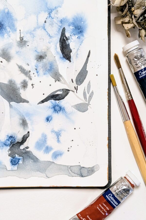 Aquarel workshop 'Mystic Flow' In Amersfoort