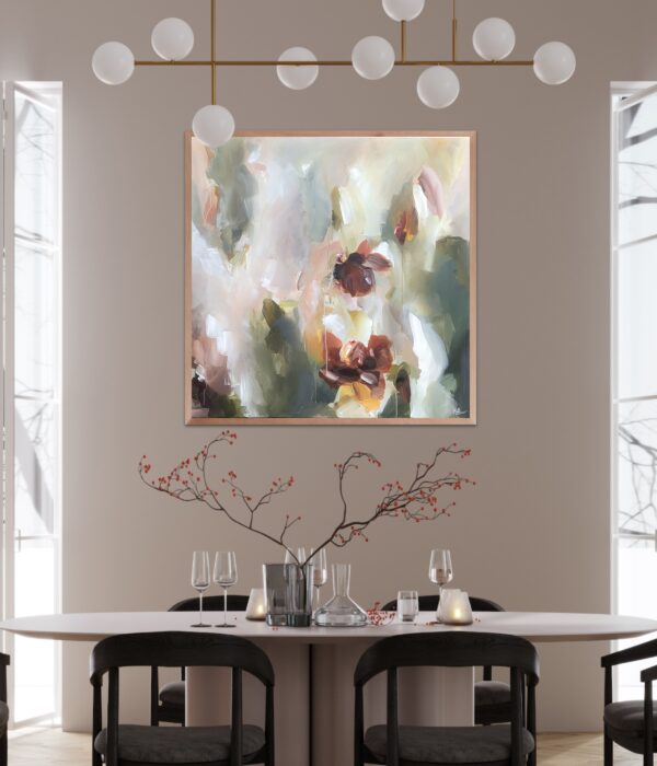 Forth beauty abstract bloemen schilderij in huis kunst op maat