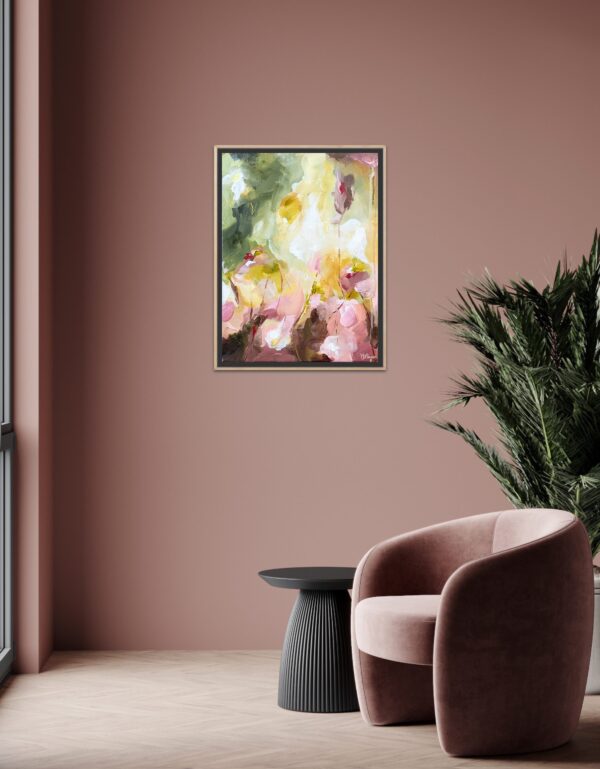 abstract bloemen schilderij Flourish bright collectie Abundant life