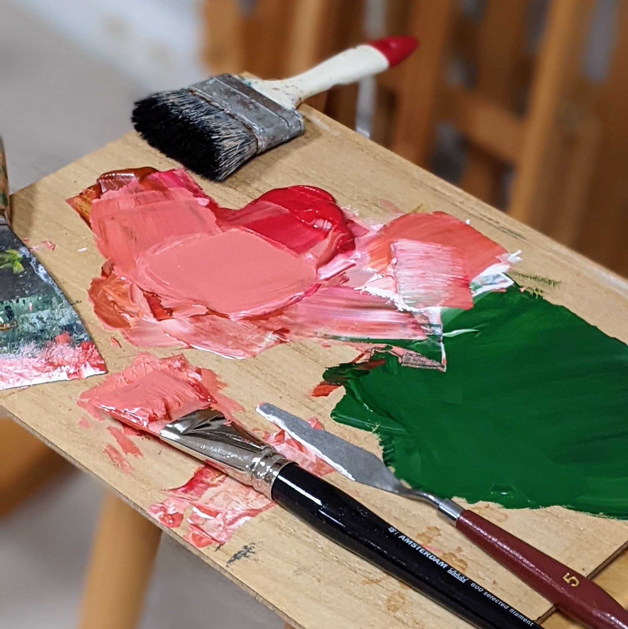 Dag workshop express youself acryl schilderen in Amersfoort.