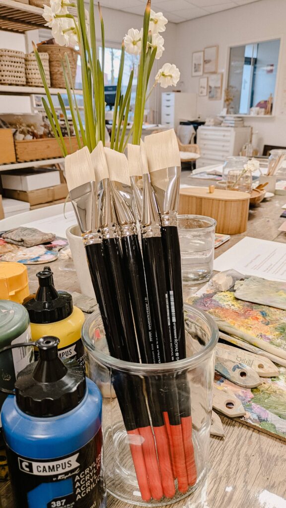 Express yourself dag workshop acryl schilderen in Amersfoort